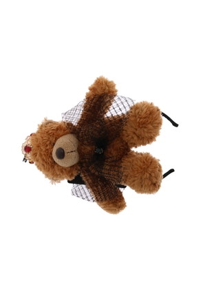 Dolce & Gabbana Teddy Bear Gold Crystal  Crown Tiara Diadem Hair Band