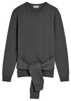 JW Anderson Waist Tie Wool-blend Jumper - Grey - L (UK14 / L)