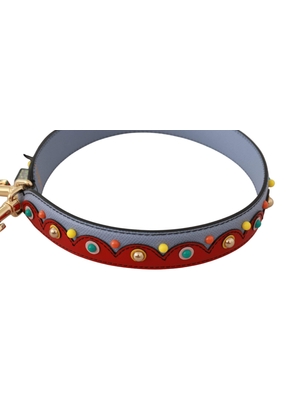 Dolce & Gabbana Blue Handbag Accessory Leather Shoulder Strap
