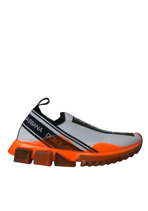 Black White Orange Slip On Sorrento Sneakers Shoes - EU36.5/US6