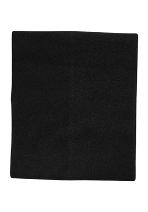 Black Cashmere Knitted Neck Warmer Foulard Scarf
