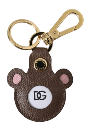 Multicolor Dauphine Calfskin DG Logo Keyring Keychain