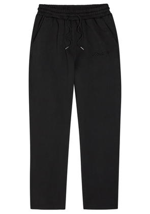 God Made Signature Logo Straight-leg Cotton Sweatpants - Black - M