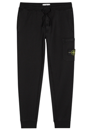 Stone Island Logo Cotton Sweatpants - Black - S