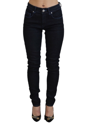 Acht Dark Blue Low Waist Slim Fit Women Denim Jeans - W26