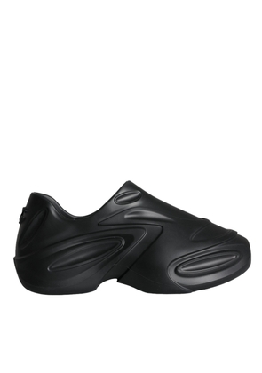 Black Foiled Rubber Toy Low Top Sneakers Shoes - EU44/US11