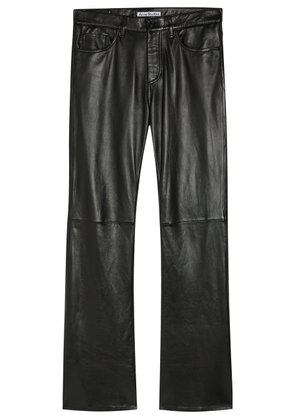 Acne Studios Bootcut Leather Trousers - Black - 46 (IT46 / S)