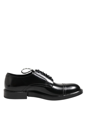 Black Leather Dress Lace Up Men Formal Shoes - EU41/US8