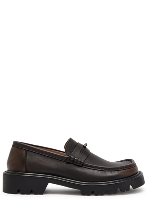 Loewe Sierra Leather Platform Loafers - Dark Brown - 43 (IT43 / UK9)
