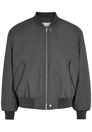 Jil Sander Padded Cotton-poplin Bomber Jacket - Black - 52 (IT52 / XL)