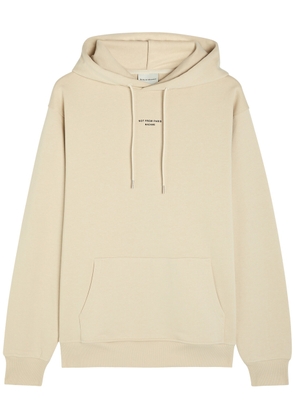 DRÔLE DE Monsieur Nfpm Printed Hooded Cotton Sweatshirt - Beige - M