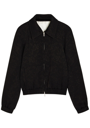 Dries Van Noten Rankles Reversible Floral-jacquard Woven Jacket - Black - S
