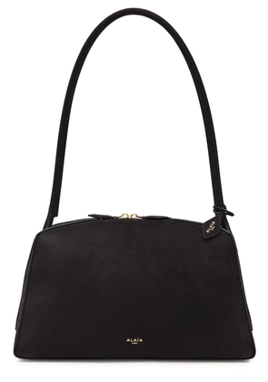 Alaïa Le Bulldog Grained Nubuck Shoulder bag - Black - One Size