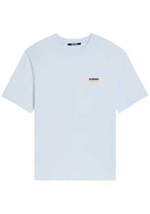 Jacquemus Le T-shirt Gros Grain Cotton T-shirt - Light Blue - M