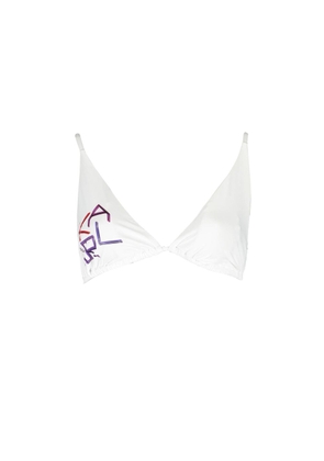 Karl Lagerfeld White Elastane Swimwear - XS