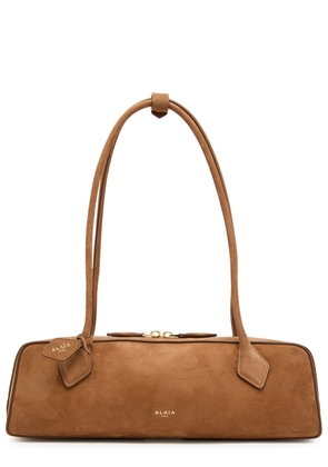 Alaïa Le Teckle Medium Grained Nubuck Shoulder bag - Brown - One Size