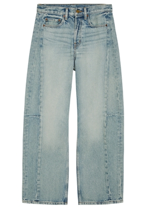 Bsides Slim Lasso Structured Barrel-leg Jeans - Blue - 25 (W25 / UK6 / XS)