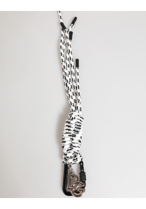 Multicolor Polyester Tape String DG Logo Keychain Keyring