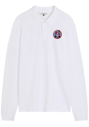 Malbon Grateful Dead Printed Fine-knit Polo Shirt - White - M