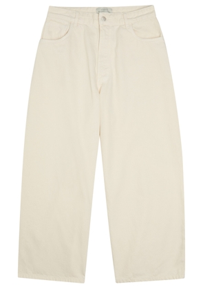 Studio Nicholson Paolo Wide Balloon-leg Jeans - White - XL