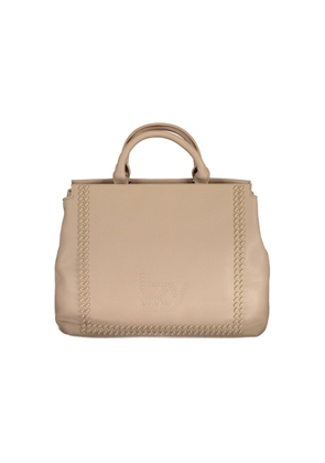 Beige Polyethylene Handbag