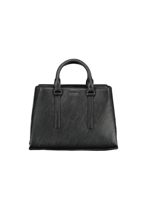 Black Polyester Handbag