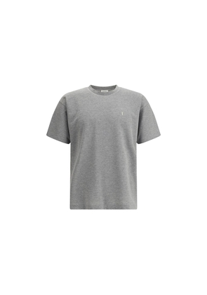 Grey Cotton Oversized T-shirt - M