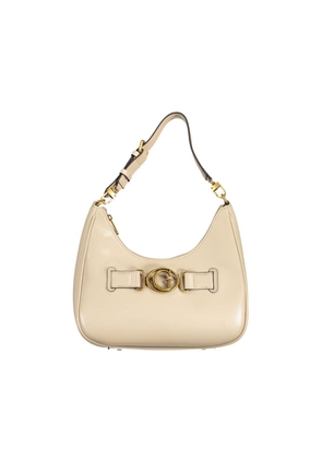 Beige Polyethylene Handbag