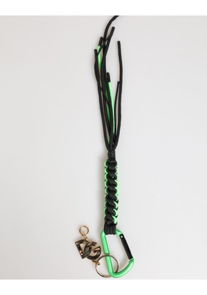 Polyester Multicolor Tape String DG Logo Keychain Keyring