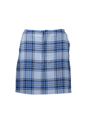 Blue Cotton Skirt - XS