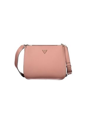 Pink Polyethylene Handbag