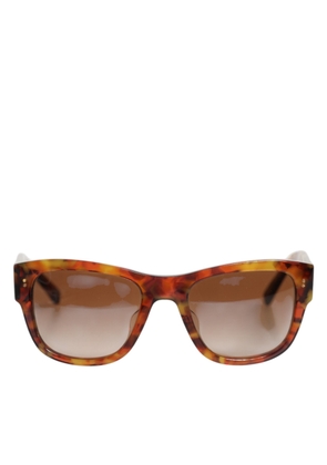 Dolce & Gabbana DG4338F Brown Havana Full Rim Round Lenses Sunglasses