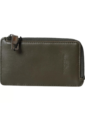 Dolce & Gabbana Multicolor Calfskin Leather Logo Card Holder Women Wallet