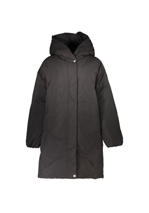 Black Polyester Jackets & Coat - XS