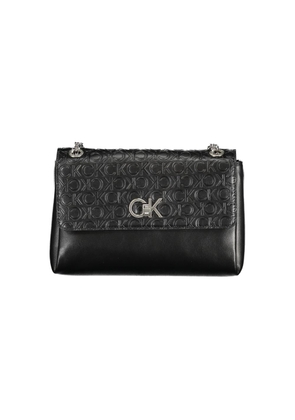 Black Polyester Handbag