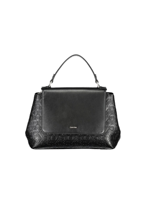 Black Polyester Handbag