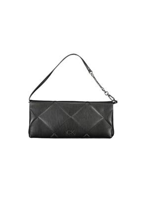 Black Polyester Handbag