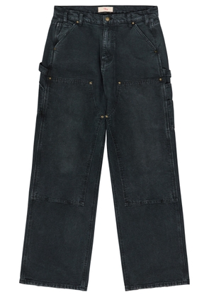 Cherry Los Angeles Panelled Wide-leg Jeans - Black - 34 (W34 / L)