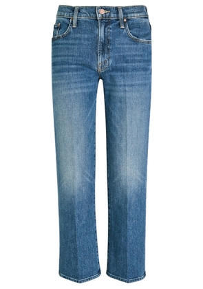 Mother The Mid Rise Rambler Slim Straight-leg Stretch-denim Jeans - Indigo - 30 (W30 / UK12 / M)