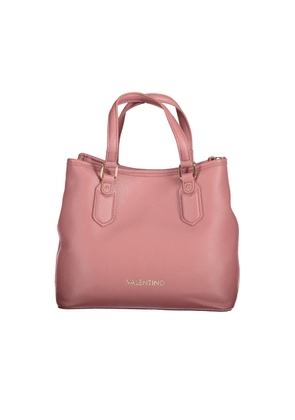 Pink Polyethylene Women Handbag