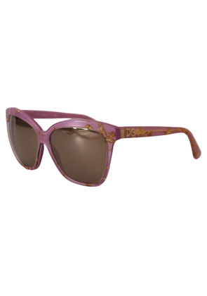 DG4251 Pink Gold Full Rim Rectangle Frame Shades