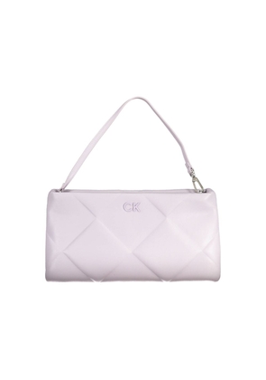 Purple Polyester Handbag