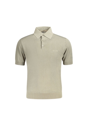 Green Cotton Sweater - L