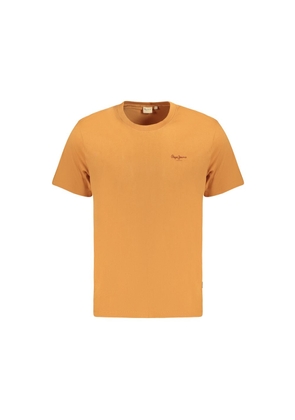 Orange Cotton T-Shirt - M