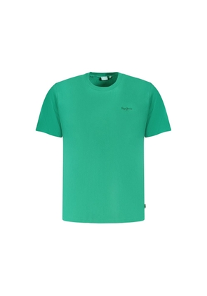 Green Cotton T-Shirt - XL