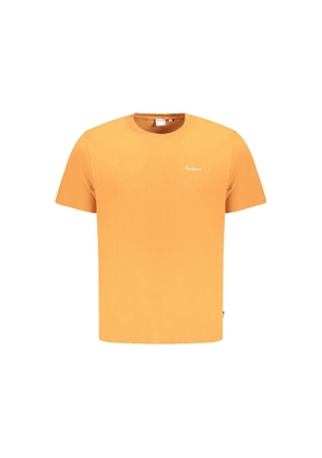 Orange Cotton T-Shirt - S