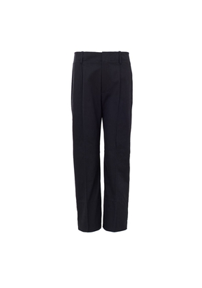 Navy Blue Cotton Pant - 36