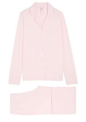 Skims Logo-embroidered Stretch-modal Pyjama set - Multicoloured - XS (UK4-6)