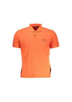 Red Cotton Polo Shirt - S