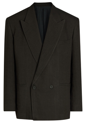 Studio Nicholson Double-breasted Woven Blazer - Brown - XS